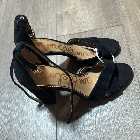 NEW! Sam Edelman Yancy Black Ankle Strap Sandal - Size 9.5 - Picture 12 of 14